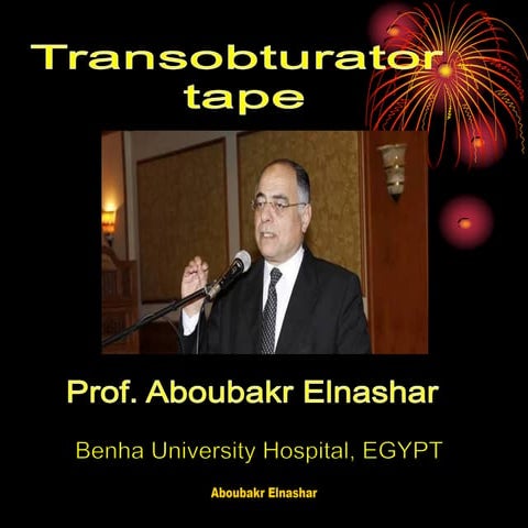 Transobturator tape | PDF