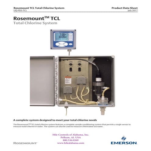 Total Chlorine Analyzer System | PDF