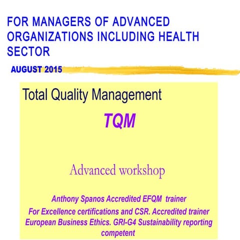 Total quality-management