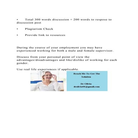 •Total 300 words discussion + 200 words to respose to discussion .docx