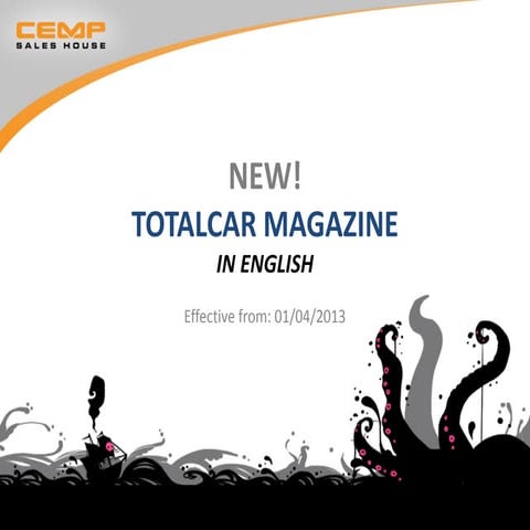 Totalcar Magazine media offer 2013