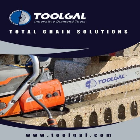 Total chain solutions  - diamond cutting chains & accessories for cutting pip...