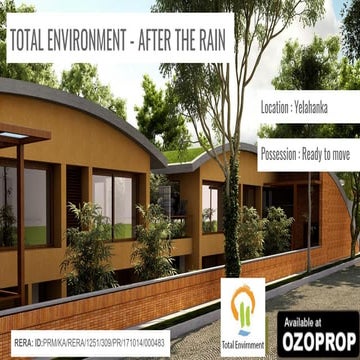 Total Environment - After the Rain - Yelahanka, Bengaluru | PDF