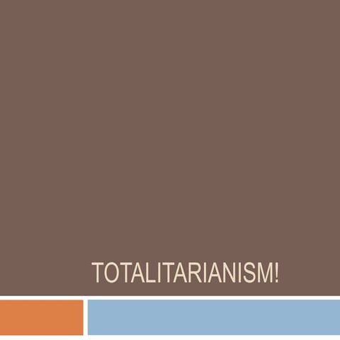 Totalitarianism 