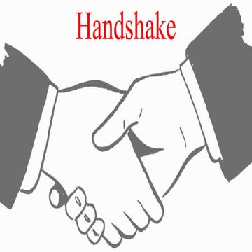 Handshakes and their types | PPTX