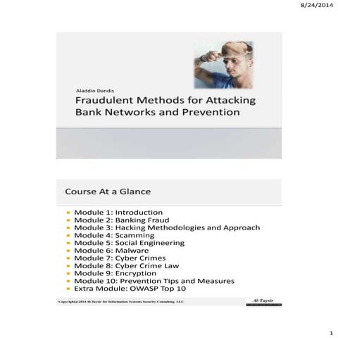 Fraudulent Methods for Attacking Bank Networks and Prevention 2014