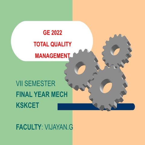 Total quality management