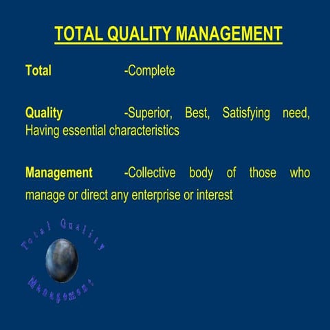 Total quality management 1 .pps