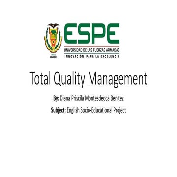 Total Quality Management - Diana Priscila Montesdeoca Benitez