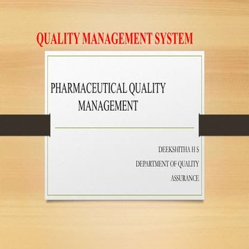 Total Quality Management
