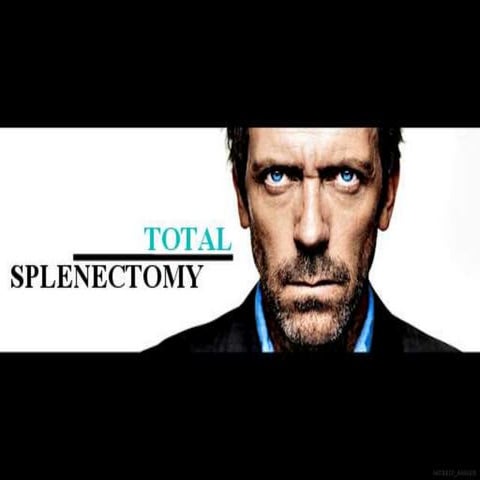 Total splenectomy