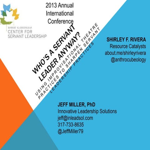 Who's a Servant Leader Anyway?