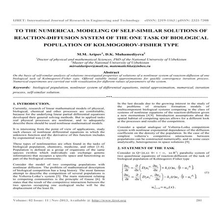 To the numerical modeling of self similar solutions of