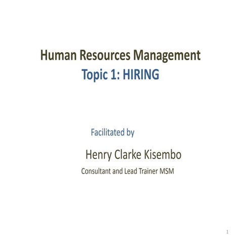 To t msm riam presentation on hiring