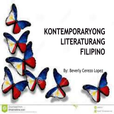 Konemporanyong Literaturang Filipino