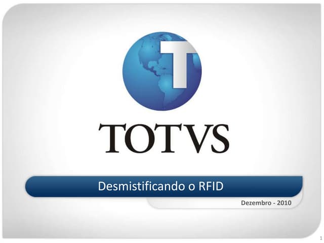 Totvs   desmistificando o rfid 