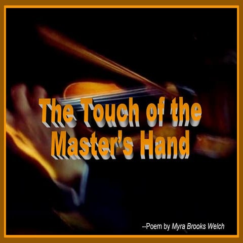 Touch of the master | PPS