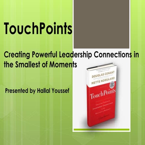 Touch points powerpoint  youssef hallal