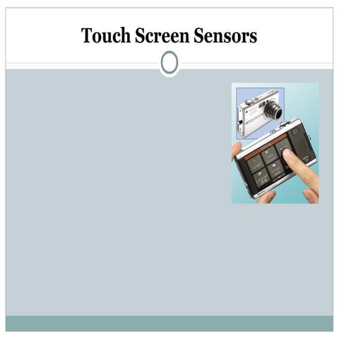 Touch screen sensors 
