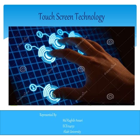 Touch screentechnologyraghib