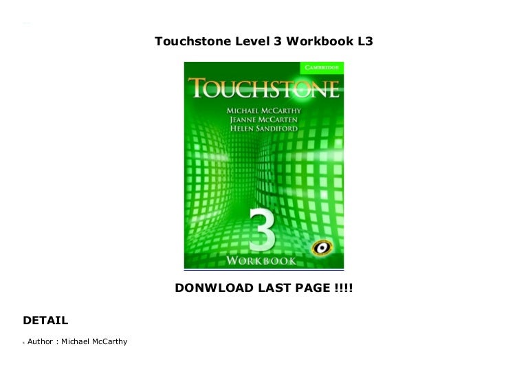 Touchstone Level 3 Workbook L3