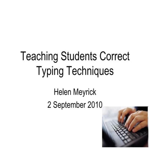 Touch Typing