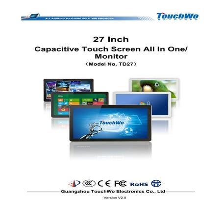 TouchWo 27 inch capacitive touchscreen all in one pc v2.0 td27 | PDF