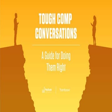Tough Comp Conversations: A Guide For Doing Them Right