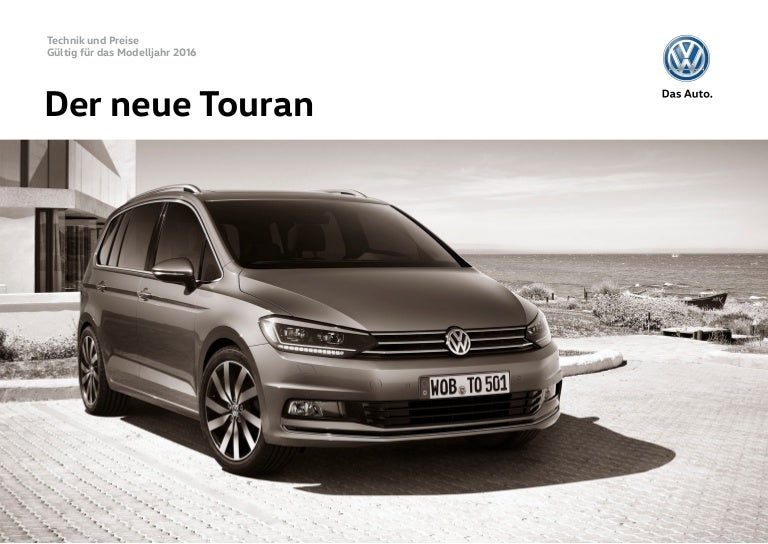 2016 Vw Touran Preisliste