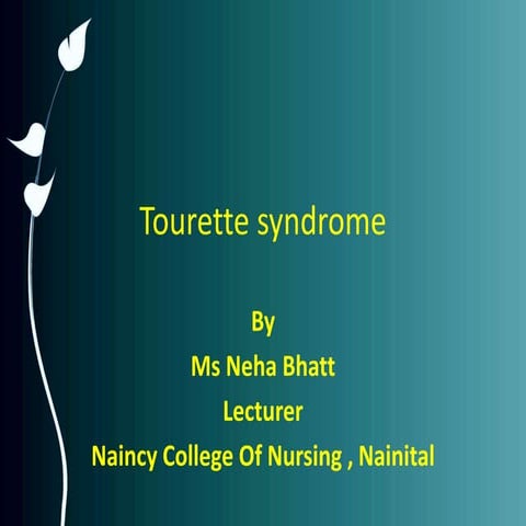 Tourette disorder