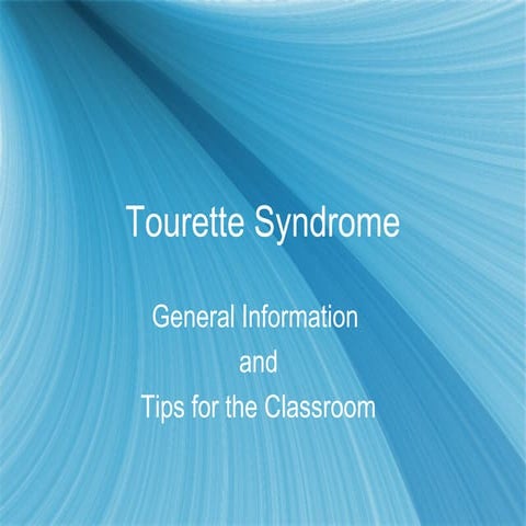 Tourette syndrome