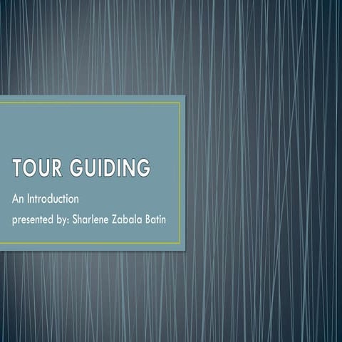 Tour Guiding