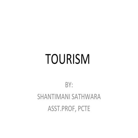 Tourism