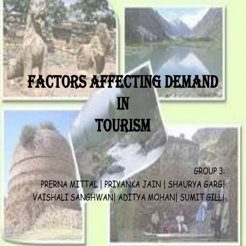 Factors influencing to development of tourism | PPTX