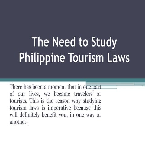 TRM14 - Tourism Law
