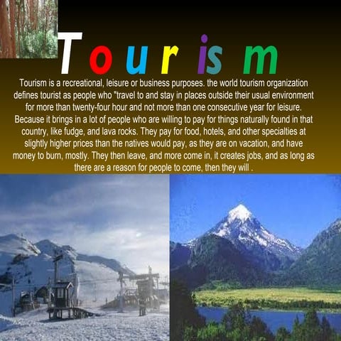 Tourism adv and dis axel and joaquín