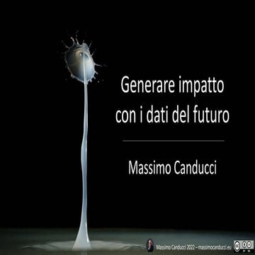 Generare impatto con i dati del futuro