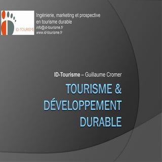 Formation Tourisme Durable - Histor...