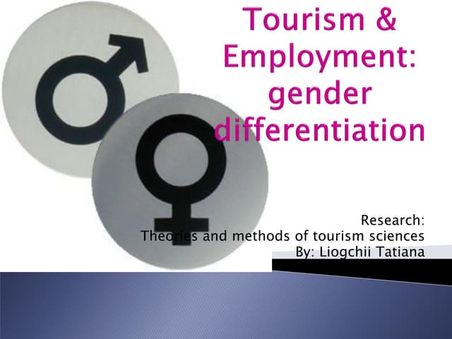 Research paper: Tourism & employment pdf