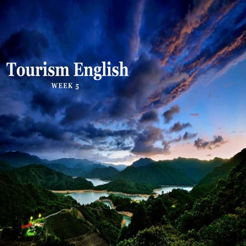 Tourism english 5