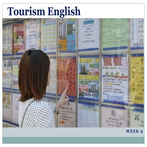 Tourism english 9