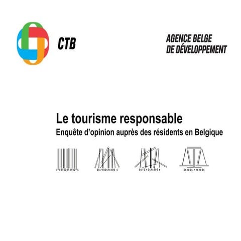 Belgique : enquête d'opinion sur le tourisme responsable