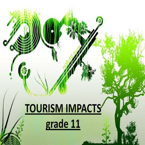 Tourism impacts grade11