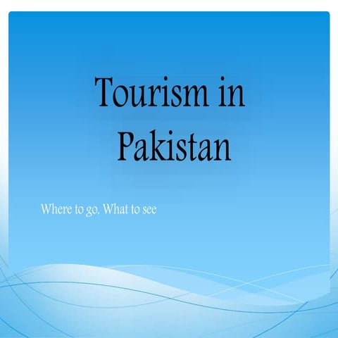 Tourism in pakistan
