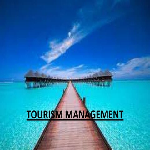 Tourism management | PPTX