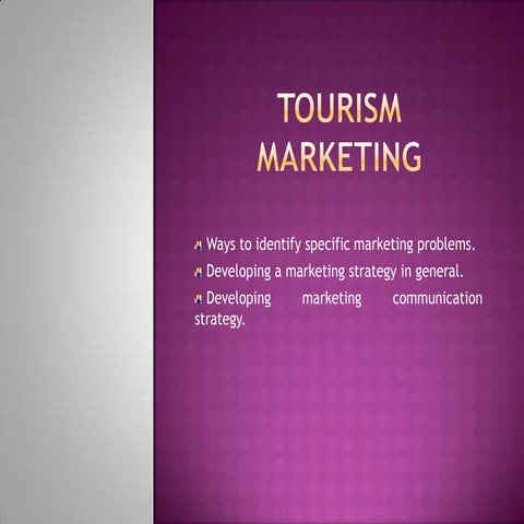 Tourism Marketing