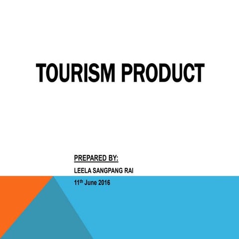 Tourism product