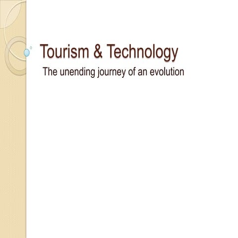 Tourism & Technology