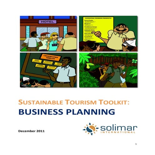 Sustainable Tourism Toolkit - Business Planning | PDF