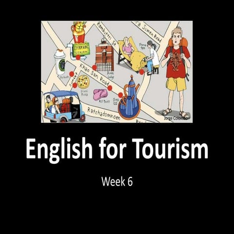 Tourism Special Forms of Tourism (I)